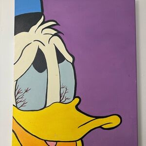LAST CHANCE Donald Duck Canvas Art